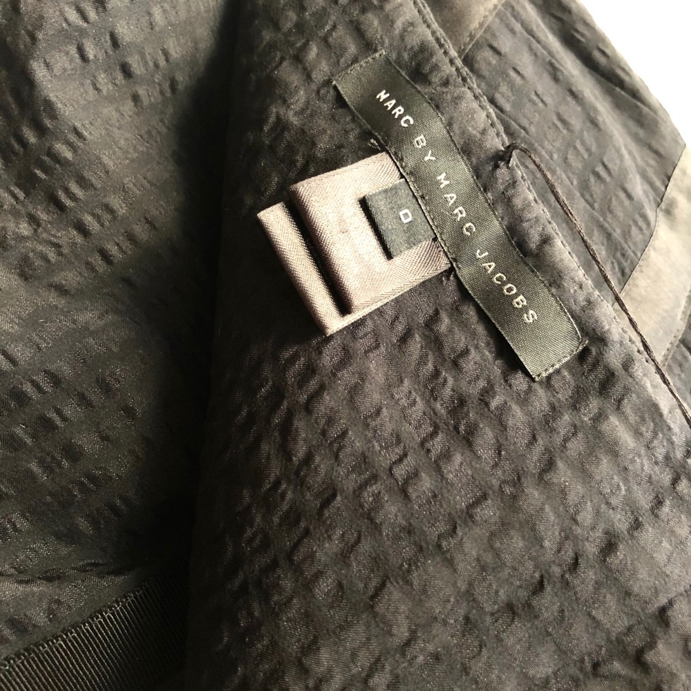 Textured Black Strapless Cocktail Dress - Picture 9 of 10